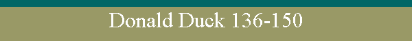 Donald Duck 136-150