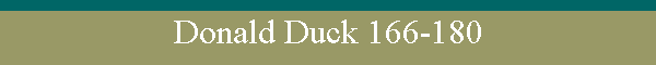 Donald Duck 166-180